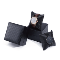 Boîtes de rangement élégantes en PU pour montres, organisateur de bijoux, boîte de présentation portable, emballage en cuir PU pour bijoux