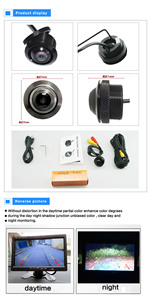 Kamera Parkir Mobil Tampilan Belakang, Warna CCD 360 Derajat Dapat Diputar Blackview - Product Image 6