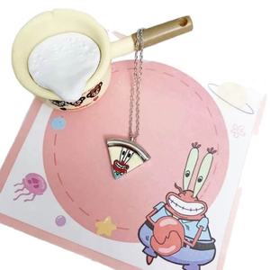 <b>SpongeBob</b> SquarePants Patrick Star Squidward Stainless Steel 18K Gold Plated Unisex Combination Necklace Fashion Pendant Perfect - Product Image 5