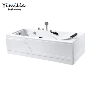 Acrylic bathtub sanitary ware free standing massage bathtub SPA