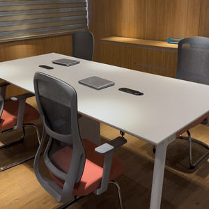 Juego <span class=keywords><strong>de</strong></span> <span class=keywords><strong>mesa</strong></span> y silla <span class=keywords><strong>de</strong></span> conferencia precio al por mayor <span class=keywords><strong>sala</strong></span> <span class=keywords><strong>de</strong></span> reuniones rectangular blanca pequeña <span class=keywords><strong>mesa</strong></span> <span class=keywords><strong>de</strong></span> conferencia para <span class=keywords><strong>4</strong></span> <span class=keywords><strong>personas</strong></span> - Product Image 6