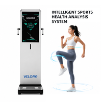 Système professionnel d'analyse de la graisse corporelle avec scanner de posture 3D et mesureur musculaire intelligent pour centres de fitness VELORA HS100 AC 110-220V