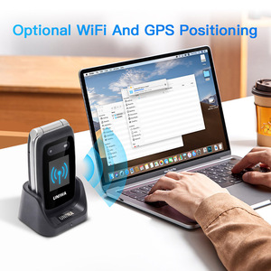 Téléphone <span class=keywords><strong>portable</strong></span> senior UNIWA V202T 4G à clapet avec gros boutons, bouton SOS, double écran et station de charge - Product Image 6
