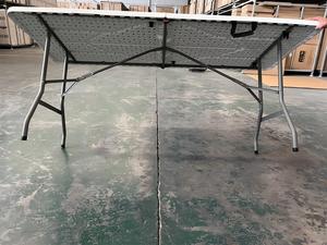 Portable Outdoor Furniture 6ft 8ft Long Black Plastic <strong>Foldable</strong> <strong>Table</strong> for Events Party - Product Image 6