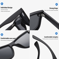 Hommes et femmes chauds personnalité à la mode en gros femme PC cadre lunettes Tac lentille polarisée en plein air mode lunettes de soleil