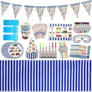 Gobelet et plateau en papier jetable pour les fêtes de Pâques et d'anniversaire des enfants. - Product Image 1