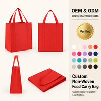 Sac isotherme personnalisé en non-tissé avec logo, 15L, doublure en aluminium, pour le transport de nourriture, vente en gros pour les détaillants de produits alimentaires et d'épicerie