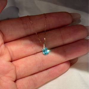 Collar con Colgante de Plata de Ley S925 para Mujer, Diseño de Serpiente Espiritual de Lujo con Diamante Ovalado Brillante de Forma Geométrica - Product Image 5