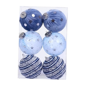 Boules de Noël de haute qualité 8 cm, ornements de Noël en verre rose, planètes de l'univers, vente en gros personnalisée pour les fêtes - Product Image 1