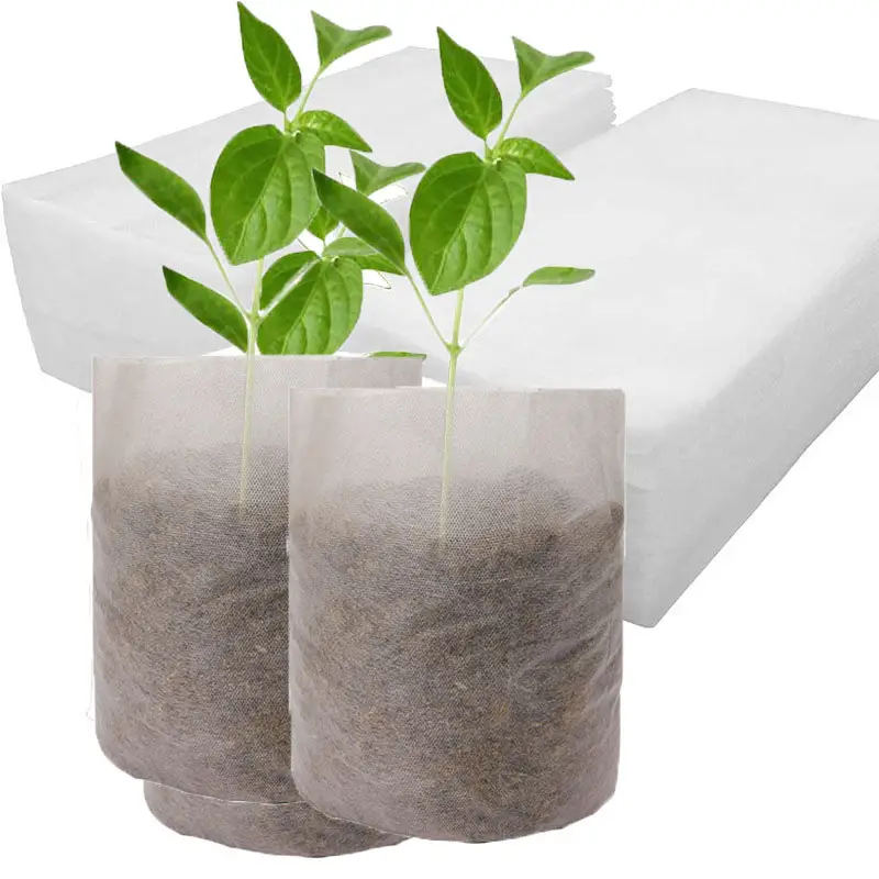 Sacs de plantes de semis en croissance pot jardin sac de culture biodégradable respirant