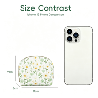 Porte-cartes personnalisé avec fermeture éclair, mini porte-monnaie portable, pochette de rangement pour cartes et pièces de monnaie avec logo et motif personnalisés OEM pour femmes