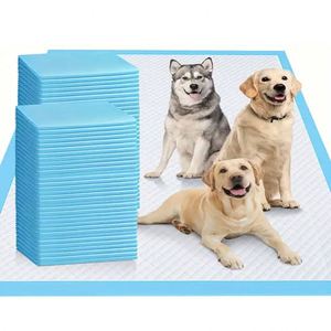 Tapis d'apprentissage jetables pour chiots, tapis absorbants lavables pour animaux de compagnie, poids personnalisé, technologie japonaise SAP, super absorbants, imperméables IP67 - Product Image 1