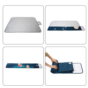 Alfombrilla portátil ultrasónica para almacenamiento, impermeable, con película de aluminio gruesa, a prueba de humedad, para exteriores, para acampar y hacer picnic - Product Image 4