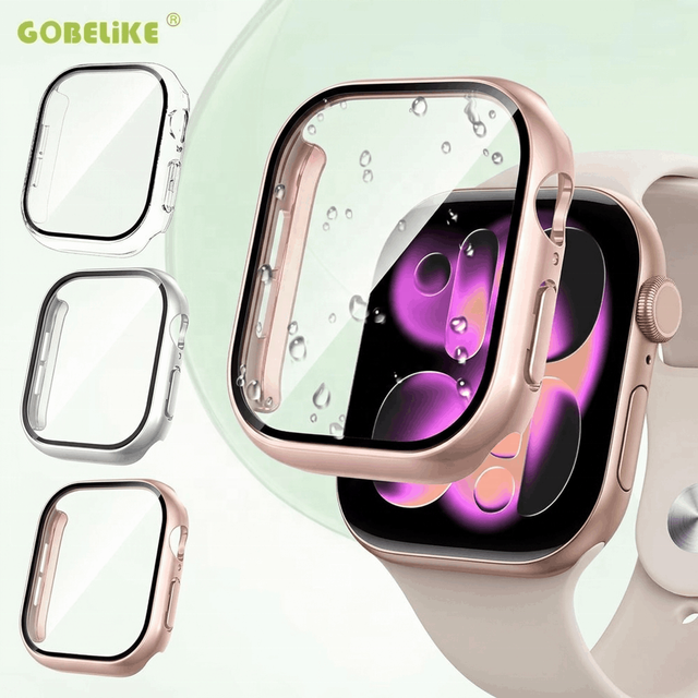 Watch Glass 360 Protective Film Screen Protector Glass 42mm 46mm Tempered for Apple Watch Series 11 10 9 8 7 6 5