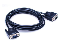 Fábrica de China DB9M A DB9F Tipo de molde de cable de módem serie niquelado