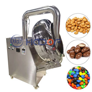 <strong>Chocolate</strong> <strong>Covering</strong> Machine for Almonds <strong>Peanuts</strong> Automated Powder Coating Machine Anti-Corrosion Energy Saving - Product Image 2