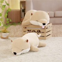 1pc 45cm Adorable Peluche Loutre en Coton Rembourrée Kawaii pour Enfants Filles Cadeau de Noël Anniversaire Jouets Loutre Marine