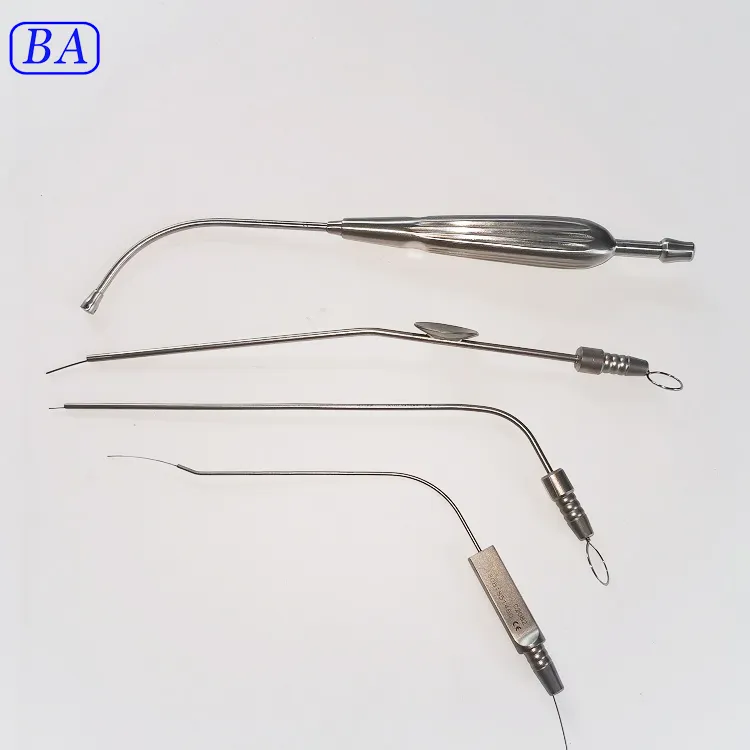 Chirurgico tubo di aspirazione nasale/medico tubo di aspirazione nasale/acciaio inox tubo di aspirazione nasale