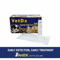 Tiras reactivas para detección temprana de embarazo en perros y gatos, pruebas de orina para mascotas de fácil manejo para uso veterinario