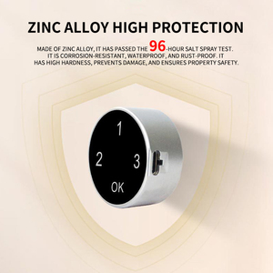 Thông Minh Số Bàn Phím Ngăn Kéo Khóa Keyless <span class=keywords><strong>Locker</strong></span> Mở Khóa Đồ Nội Thất Tủ Kẽm Hợp Kim Loại Sản Phẩm Khóa Xi Lanh Phòng Ngủ Phòng Tập Thể Dục - Product Image 5