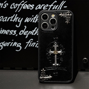 Funda Personalizada para iPhone 17 <span class=keywords><strong>Air</strong></span> 13 14 15 16 12 Pro <span class=keywords><strong>Max</strong></span> 17Pro 11, Estilo Oscuro 3D con Cruz y Pistola, Carcasa Trasera para Teléfono CH - Product Image 4