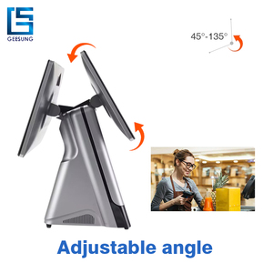 Nhà Máy Giá 15.6 inch Windows tất cả trong một cảm ứng màn hình kép hệ thống POS Tiền mặt đăng ký máy với máy <span class=keywords><strong>in</strong></span> - Product Image 5