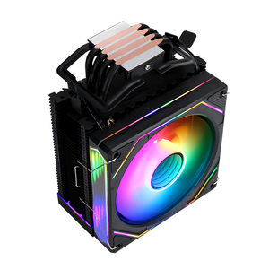 QiuzAim X79/1700 escritorio 4/6 tubo de cobre ARGB disipador de calor 12th generación colorido 5v3 Pin CPU ventilador 120mm con cubierta 4 pines 1200/<span class=keywords><strong>i5</strong></span> - Product Image 3