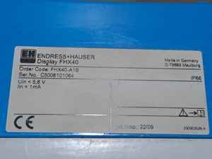 จอแสดงผล Endress+Hauser FHX40 มือสอง 1 ชิ้น - Product Image 3