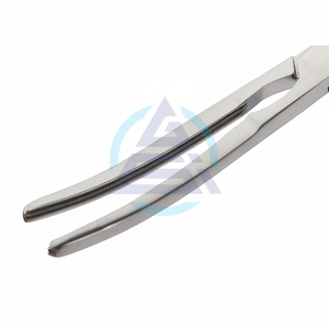 Pince chirurgicale Seedhouse 1ère courbe 2 x 3 Debakey, mâchoire atraumatique, longueur totale 300 mm, forceps de serrage - Product Image 1