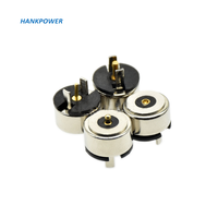 8Mm Pegas Terisi Bundar 2 Pin Magnetik Pogo Pin Konektor Laki-laki Perempuan