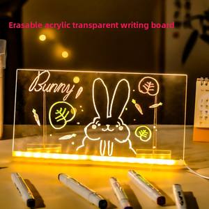 Pizarra de Dibujo Acrílica Transparente Moderna con Juego de Marcadores Ecológicos - Product Image 2