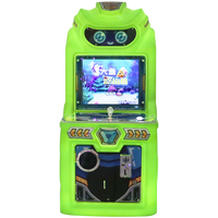 Grand poisson à pièces mangeant de petits poissons Machine de jeu de grue d'arcade pour enfants contrôle de manette d'amusement en plastique métallique Durable