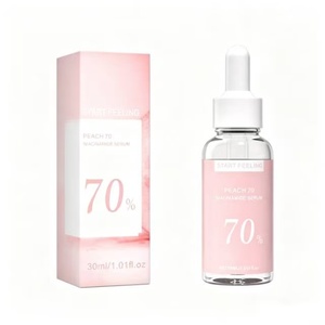 Sérum Visage Bio Naturel 70% Pêche et Niacinamide pour Femme Anti-Âge Éclaircissant Réduit les Taches Brunes Hydratant Anti-Âge - Product Image 1