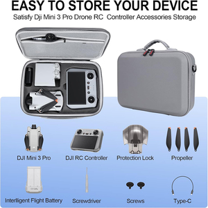 Étui de transport personnalisé en EVA, coque rigide, étui de rangement de voyage en EVA, étui de protection rigide imperméable pour <span class=keywords><strong>DJI</strong></span> <span class=keywords><strong>Mini</strong></span> <span class=keywords><strong>3</strong></span> - Product Image 2