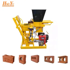 Hydraulic interlocking brick stacking machine/Nigeria's clay brick making machine/diesel mechanism brick machine