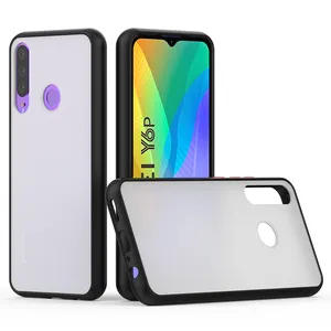 Soft Skin Touch Feeling 2 in 1 Hybrid Cel Phone Case for Huawei Y6 Pro 2019 Back Cover