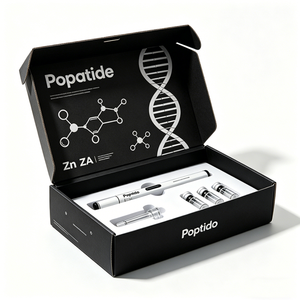 Caja de Envío Corrugada con Logotipo Personalizado para Empaque de Péptidos, Caja de Envío Plegable Plana para Viales de 3 ml y Caja para Pluma Inyectora - Product Image 1