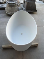 Vente chaude Autoportant 1.8m Intérieur Spa Baignoire Whirlpool Massage Baignoire Air Jet Whirlpool pour Hôtels Fait Pierre Artificielle
