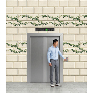 Carreaux de façade en briques blanches Vistaar 12x18, 300x450 mm, carreaux muraux en céramique antidérapants pour l'extérieur, design extérieur et décoration moderne - Product Image 4