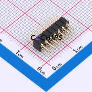 XDZ200C-2-07-Z-2.8-G1 Pin Header Through hole Component (THT),P=2mm Connector 2x7P 2mm 2mm Round Pin - Product Image 2