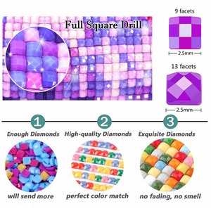 Perles de <span class=keywords><strong>broderie</strong></span> en résine carrées de 2,5 mm, 447 couleurs <span class=keywords><strong>DMC</strong></span>, pour mosaïque et peinture <span class=keywords><strong>diamant</strong></span> - Product Image 2