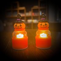 Lampu Malam Horor Halloween Baru, Gantungan Kunci, Hadiah Festival, Liontin Tas, Gantungan Kunci Mobil