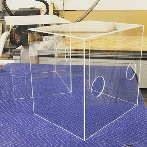 Custom Eco-Friendly PMMA Acrylic Display <b>Box</b> Pedestal Riser <b>Lockable</b> <b>Storage</b> with Various Colors for Garment Advertising <b>Storage</b> - Product Image 5