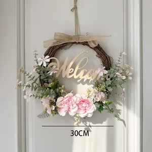 พวงหรีดจำลอง AYOYO สำหรับตกแต่งภายในและภายนอกบ้าน วิลล่า จัดฉาก ลานบ้าน สวน งานแต่งงาน - Product Image 2