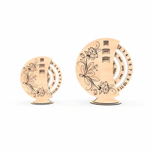 Деревянный Настольный календарь с лазерной гравировкой - Product Image 2