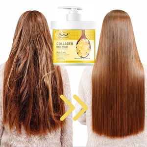 Vente en gros de crème capillaire au collagène pour <span class=keywords><strong>cheveux</strong></span> secs <span class=keywords><strong>masque</strong></span> capillaire réparateur doux nourrissant aux vitamines bio - Product Image 1