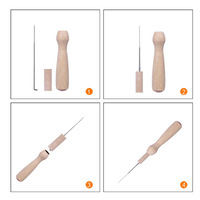 Set d'aiguilles à feutrer à sec fait à la main DIY Aiguilles à feutre de laine Fabricants Direct Kit de feutre à l'aiguille