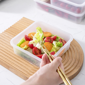 Makkelijke salade lunchboxen voor volwassenen, grote schaal met deksel - Product Image 1