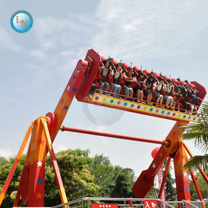 Emocionante equipo de paseo de diversión de giro rápido de acero de fibra de vidrio para interiores y exteriores para uso escolar y en centros comerciales - Product Image 2