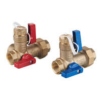 Kit de valve de service pour chauffe-eau sans réservoir, en laiton sans plomb, raccord NPT 3/4" et 1", X NPT WOG Media X-E-P Ultra-Compact OEM Chine